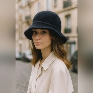 Bebe Angora Buckle Hat Style